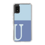 Slim Protection Case［ Original - initial two tone - U blue ］