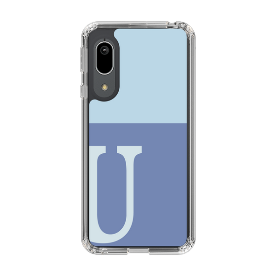 Slim Protection Case［ Original - initial two tone - U blue ］