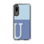 Slim Protection Case［ Original - initial two tone - U blue ］