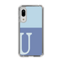 Slim Protection Case［ Original - initial two tone - U blue ］