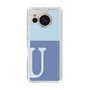 Slim Protection Case［ Original - initial two tone - U blue ］