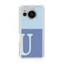 Slim Protection Case［ Original - initial two tone - U blue ］