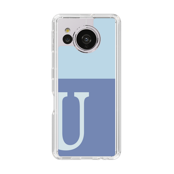 Slim Protection Case［ Original - initial two tone - U blue ］