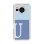 Slim Protection Case［ Original - initial two tone - U blue ］