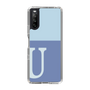 Slim Protection Case［ Original - initial two tone - U blue ］
