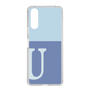 Slim Protection Case［ Original - initial two tone - U blue ］