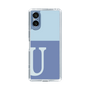 Slim Protection Case［ Original - initial two tone - U blue ］