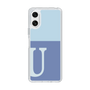 Slim Protection Case［ Original - initial two tone - U blue ］