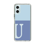 Slim Protection Case［ Original - initial two tone - U blue ］