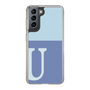 Slim Protection Case［ Original - initial two tone - U blue ］