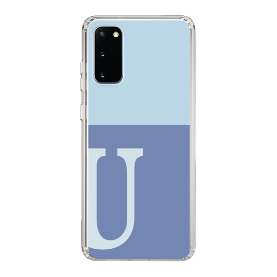 Slim Protection Case［ Original - initial two tone - U blue ］