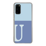 Slim Protection Case［ Original - initial two tone - U blue ］