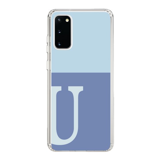 Slim Protection Case［ Original - initial two tone - U blue ］