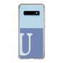 Slim Protection Case［ Original - initial two tone - U blue ］