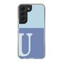 Slim Protection Case［ Original - initial two tone - U blue ］