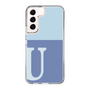 Slim Protection Case［ Original - initial two tone - U blue ］