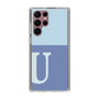 Slim Protection Case［ Original - initial two tone - U blue ］