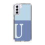 Slim Protection Case［ Original - initial two tone - U blue ］