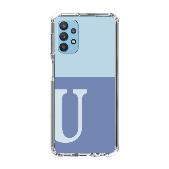 Slim Protection Case［ Original - initial two tone - U blue ］