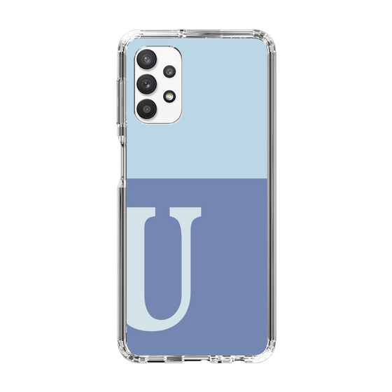 Slim Protection Case［ Original - initial two tone - U blue ］
