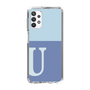 Slim Protection Case［ Original - initial two tone - U blue ］