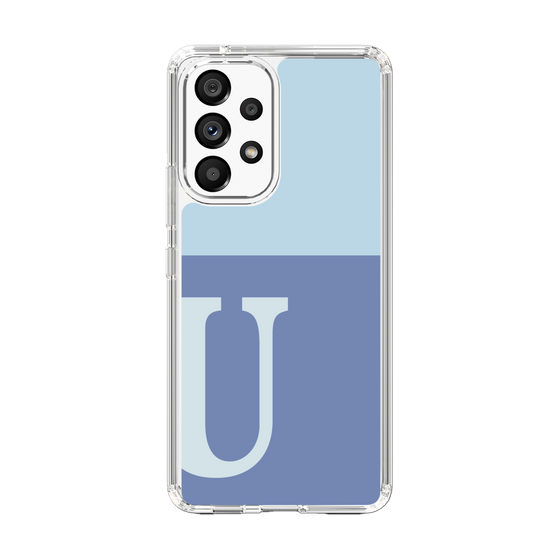 Slim Protection Case［ Original - initial two tone - U blue ］