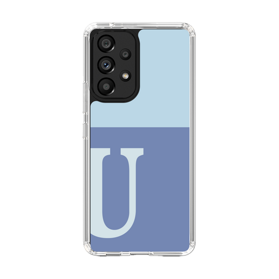 Slim Protection Case［ Original - initial two tone - U blue ］