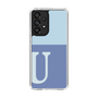 Slim Protection Case［ Original - initial two tone - U blue ］