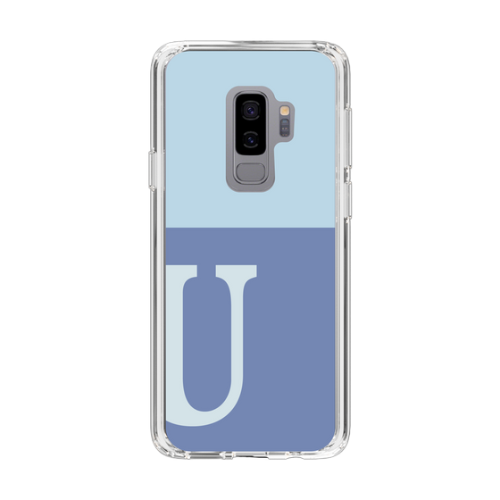 Slim Protection Case［ Original - initial two tone - U blue ］