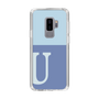 Slim Protection Case［ Original - initial two tone - U blue ］