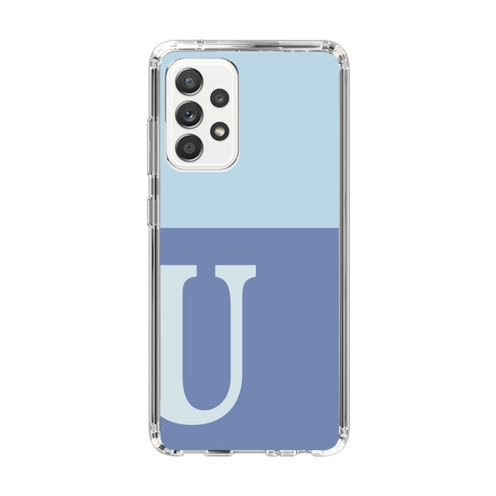 Slim Protection Case［ Original - initial two tone - U blue ］