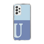 Slim Protection Case［ Original - initial two tone - U blue ］