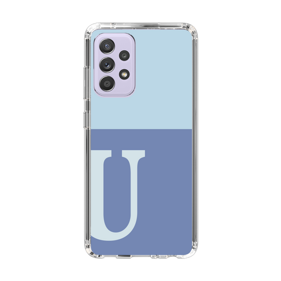 Slim Protection Case［ Original - initial two tone - U blue ］