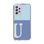 Slim Protection Case［ Original - initial two tone - U blue ］