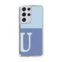 Slim Protection Case［ Original - initial two tone - U blue ］