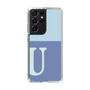 Slim Protection Case［ Original - initial two tone - U blue ］
