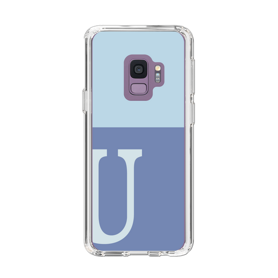 Slim Protection Case［ Original - initial two tone - U blue ］