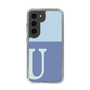 Slim Protection Case［ Original - initial two tone - U blue ］