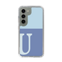 Slim Protection Case［ Original - initial two tone - U blue ］