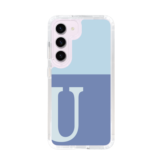 Slim Protection Case［ Original - initial two tone - U blue ］