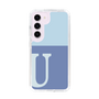 Slim Protection Case［ Original - initial two tone - U blue ］