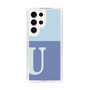 Slim Protection Case［ Original - initial two tone - U blue ］