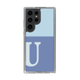 Slim Protection Case［ Original - initial two tone - U blue ］