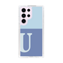 Slim Protection Case［ Original - initial two tone - U blue ］