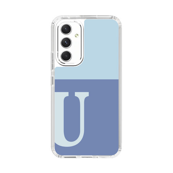 Slim Protection Case［ Original - initial two tone - U blue ］