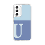 Slim Protection Case［ Original - initial two tone - U blue ］