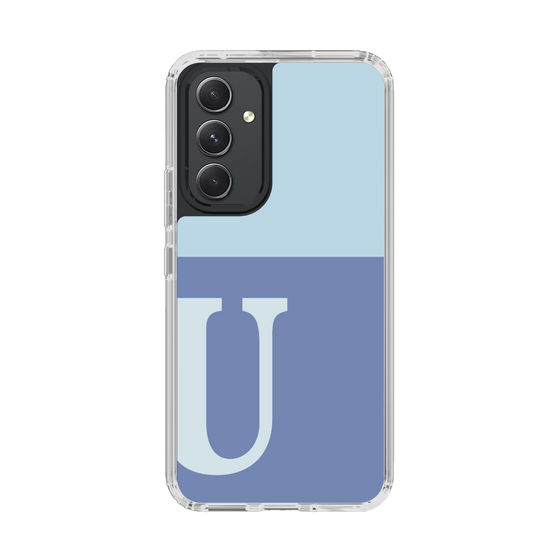 Slim Protection Case［ Original - initial two tone - U blue ］
