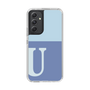 Slim Protection Case［ Original - initial two tone - U blue ］