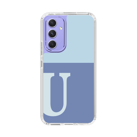 Slim Protection Case［ Original - initial two tone - U blue ］
