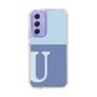 Slim Protection Case［ Original - initial two tone - U blue ］